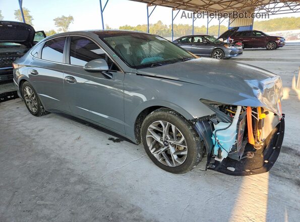 KMHL14JA8MA148059 2021 HYUNDAI SONATA Gray Առջևի աջ