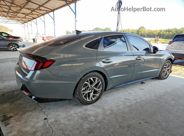 KMHL14JA8MA148059 2021 HYUNDAI SONATA Gray Հետևի աջ