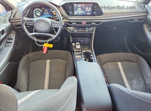 KMHL14JA8MA148059 2021 HYUNDAI SONATA Gray Առջևի վահանակի տեսք
