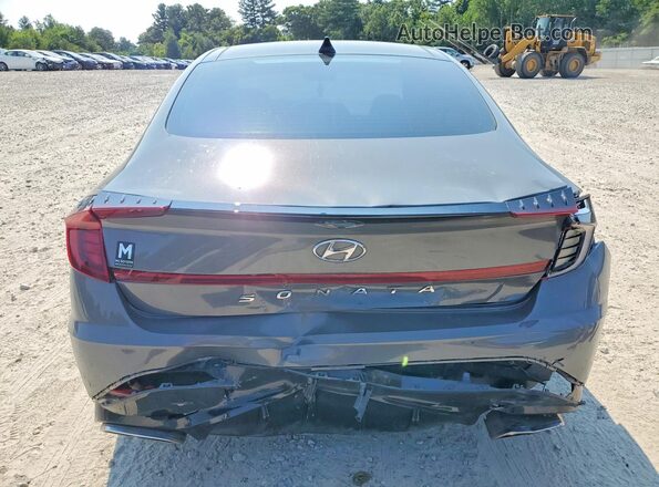 KMHL14JC1NA209853 2022 HYUNDAI SONATA Gray Հետևի տեսք
