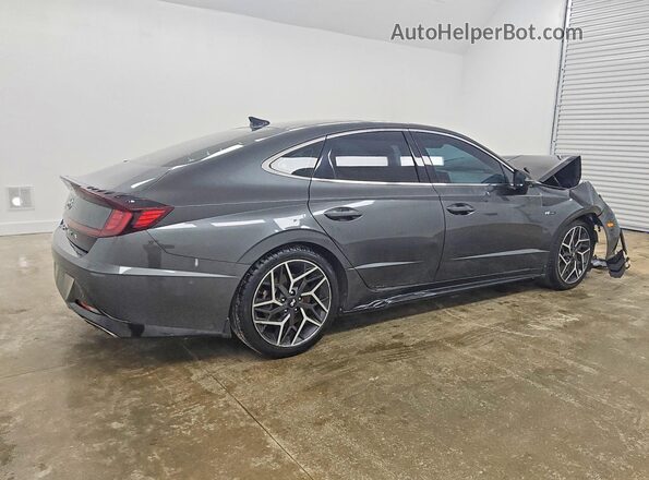 KMHL14JC2PA340258 2023 HYUNDAI SONATA Gray Trasero derecho