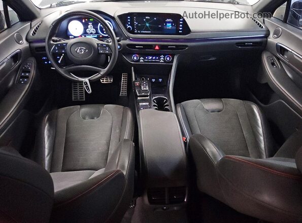 KMHL14JC2PA340258 2023 HYUNDAI SONATA Gray Vista del salpicadero