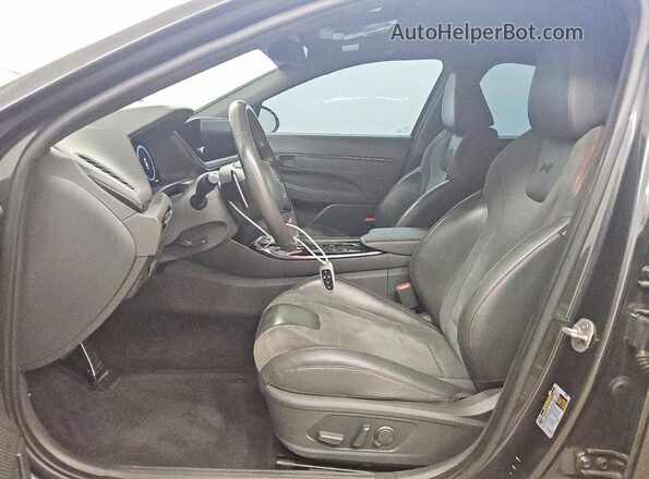KMHL14JC2PA340258 2023 HYUNDAI SONATA Gray Vista interior delantera