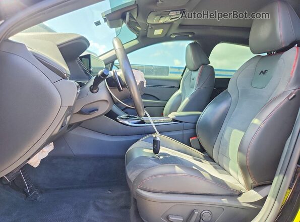 KMHL14JC3NA221485 2022 HYUNDAI SONATA Black Widok wnętrza z przodu