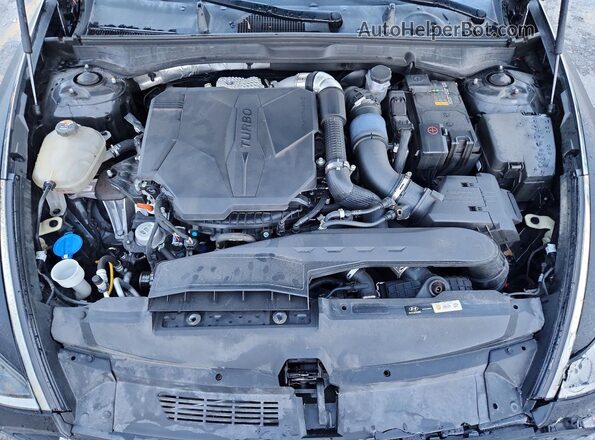 KMHL14JC3NA221485 2022 HYUNDAI SONATA Black Widok wnętrza z tyłu