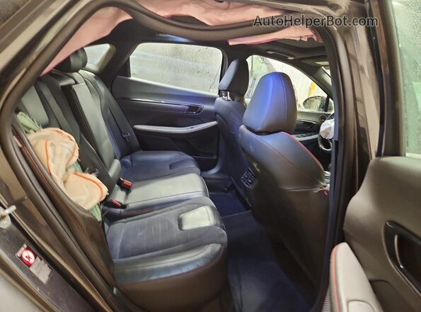 KMHL14JC7NA218895 2022 HYUNDAI SONATA Gray Vista de los asientos traseros