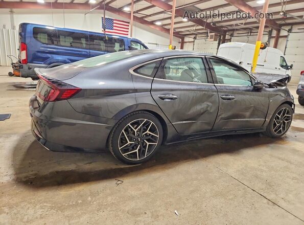 KMHL14JC7NA218895 2022 HYUNDAI SONATA Gray Trasero derecho