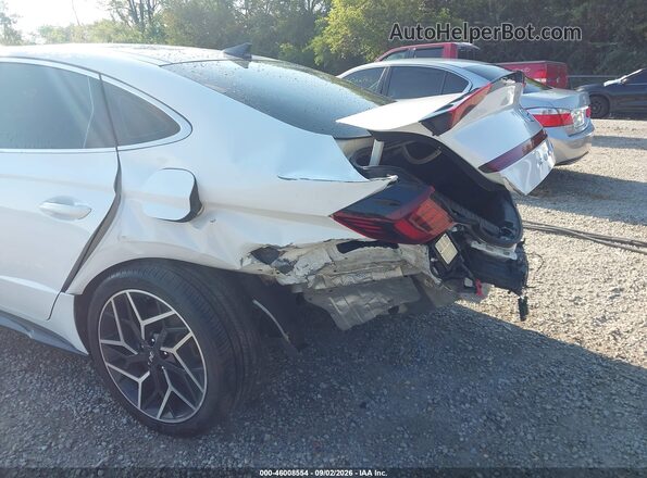 KMHL14JC7PA272586 2023 HYUNDAI SONATA White Vista frontal