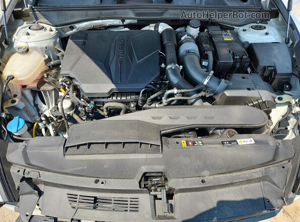 KMHL14JC8PA327059 2023 HYUNDAI SONATA Silver Widok wnętrza z tyłu