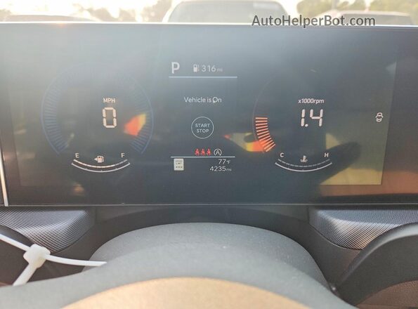 KMHL24JA3SA485555 2025 HYUNDAI SONATA Gray ხელსაწყოთა პანელის ხედი