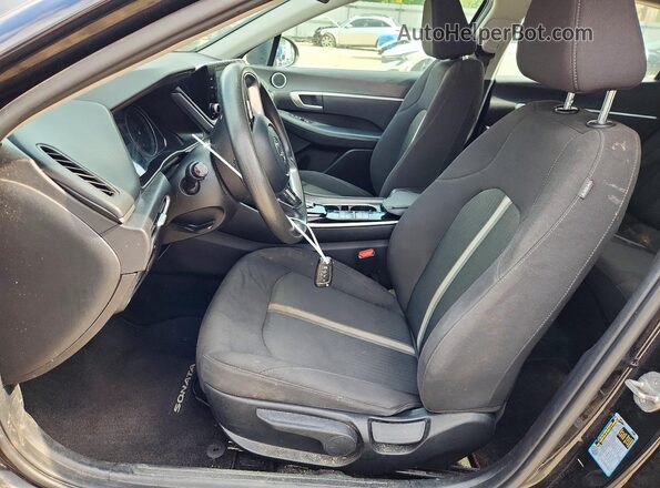 KMHL24JA4PA265106 2023 HYUNDAI SONATA Black Widok wnętrza z przodu
