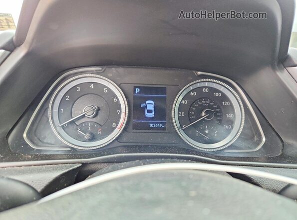 KMHL24JA4PA265106 2023 HYUNDAI SONATA Black Widok zestawu wskaźników
