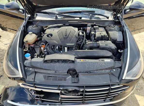 KMHL24JA4PA265106 2023 HYUNDAI SONATA Black Widok wnętrza z tyłu