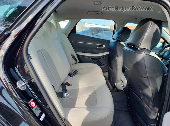 KMHL24JA9PA296710 2023 HYUNDAI SONATA Black Вид задніх сидінь