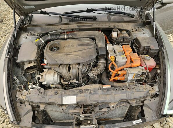 KMHL24JJ3MA020745 2021 HYUNDAI SONATA Серый Вид задней части салона