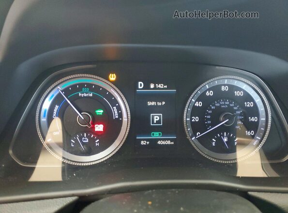 KMHL34JJ3NA047409 2022 HYUNDAI SONATA White Instrument cluster view