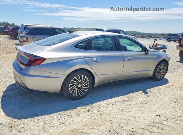 KMHL34JJ8MA027154 2021 HYUNDAI SONATA Silver Rear right