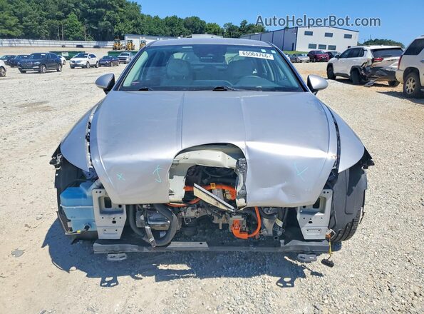 KMHL34JJ8MA027154 2021 HYUNDAI SONATA Silver Front view