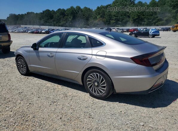 KMHL34JJ8MA027154 2021 HYUNDAI SONATA Silver Rear left