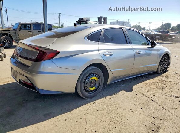 KMHL34JJXMA018570 2021 HYUNDAI SONATA Серебряный Задняя правая четверть