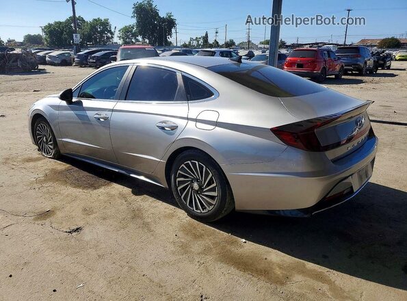 KMHL34JJXMA018570 2021 HYUNDAI SONATA Серебряный Задняя левая четверть