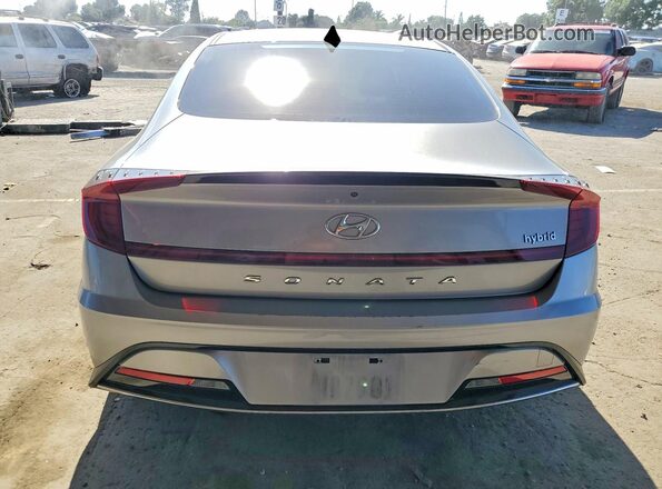 KMHL34JJXMA018570 2021 HYUNDAI SONATA Серебряный Вид сзади