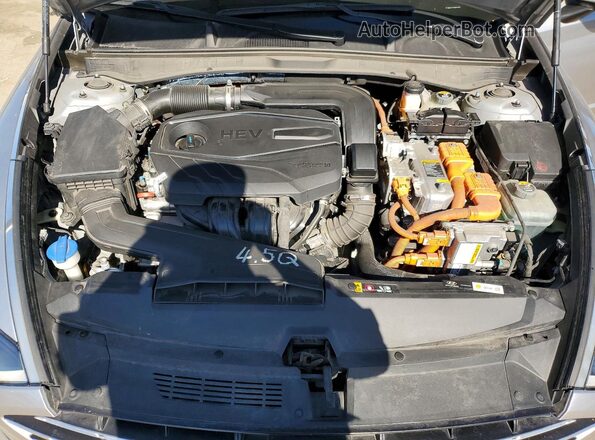 KMHL34JJXMA018570 2021 HYUNDAI SONATA Серебряный Вид задней части салона