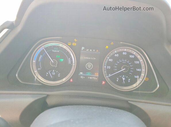 KMHL34JJXMA018570 2021 HYUNDAI SONATA Серебряный Вид щитка приборов