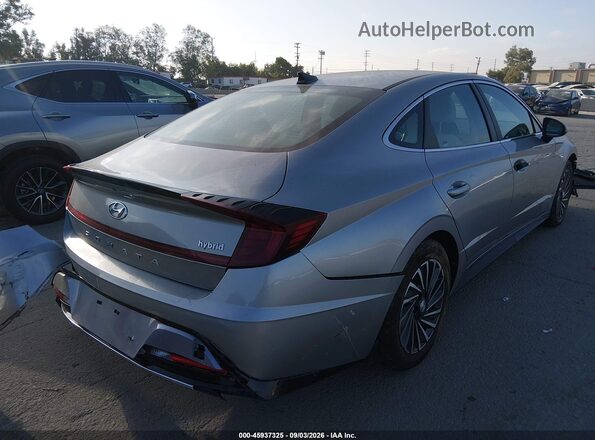 KMHL34JJXMA026569 2021 HYUNDAI SONATA Silver Trasero derecho