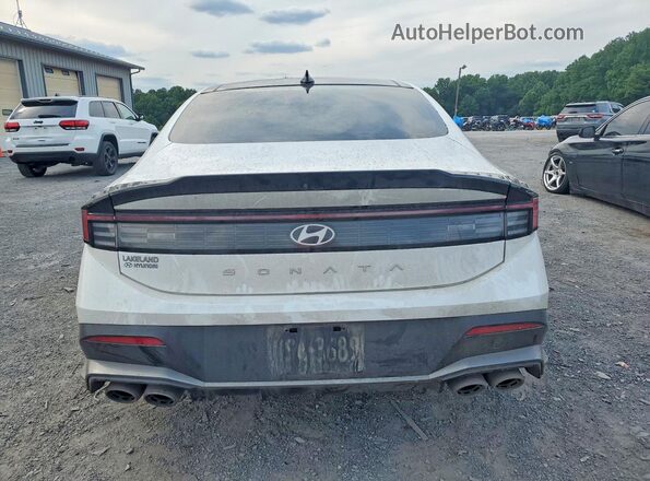 KMHL54JC2RA385188 2024 HYUNDAI SONATA White Вид ззаду