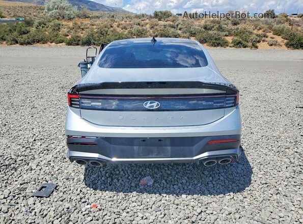 KMHL54JC5RA350564 2024 HYUNDAI SONATA Silver Вид ззаду