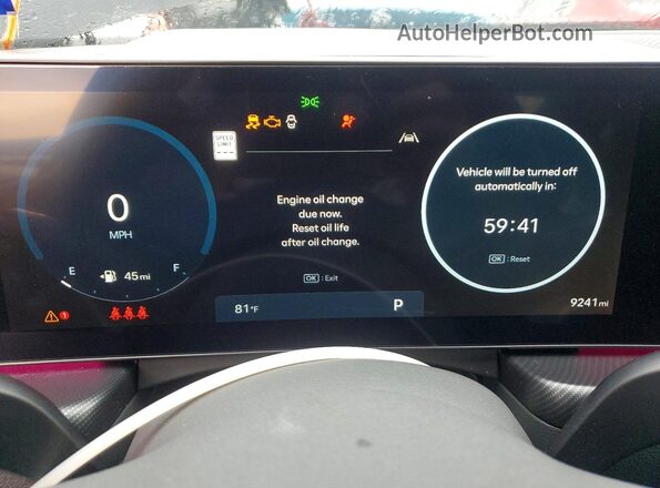 KMHL54JC5SA512151 2025 HYUNDAI SONATA Black Instrument cluster view