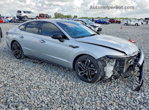 KMHL54JC9RA385303 2024 HYUNDAI SONATA Серебряный Передняя правая четверть