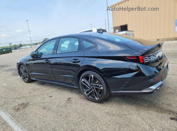 KMHL54JCXRA410936 2024 HYUNDAI SONATA Black Задня ліва чверть