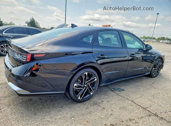 KMHL54JCXRA410936 2024 HYUNDAI SONATA Black Задня права чверть