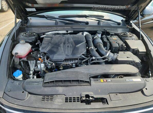 KMHL54JCXRA410936 2024 HYUNDAI SONATA Black Вид задньої частини салону