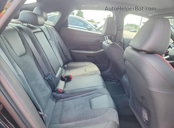 KMHL54JCXRA410936 2024 HYUNDAI SONATA Black Вид задніх сидінь