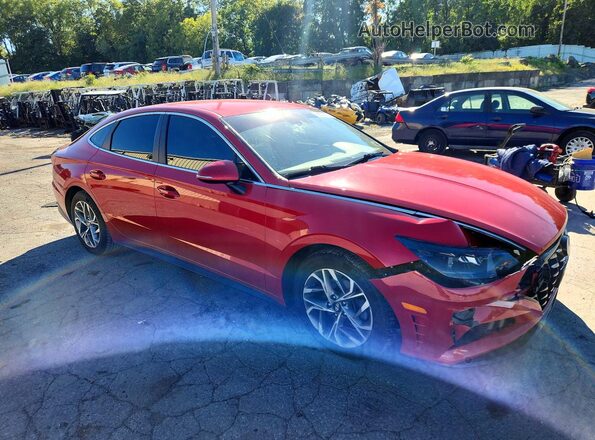 KMHL64JA0MA158764 2021 HYUNDAI SONATA Red Առջևի աջ