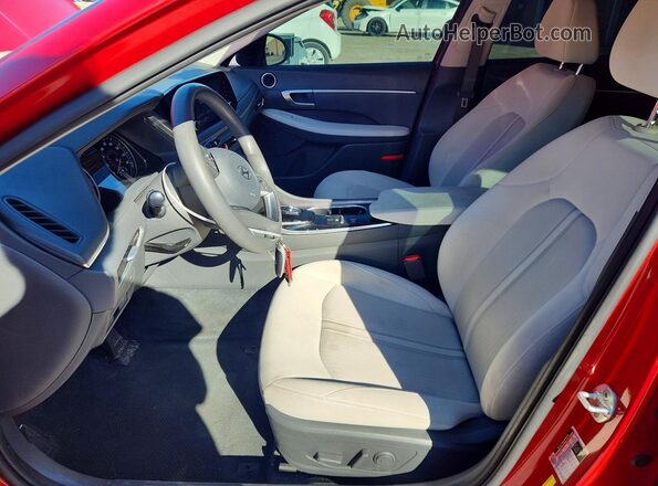 KMHL64JA0MA158764 2021 HYUNDAI SONATA Red Սալոնի դիմացի տեսք