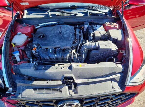 KMHL64JA0MA158764 2021 HYUNDAI SONATA Red Սալոնի հետևի տեսք