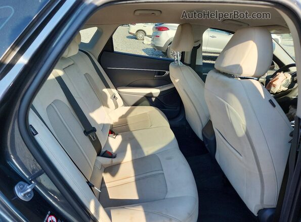 KMHL64JA0PA290394 2023 HYUNDAI SONATA Gray Rear seats view