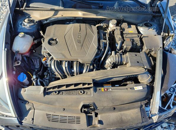 KMHL64JA0PA290394 2023 HYUNDAI SONATA Gray Rear interior view
