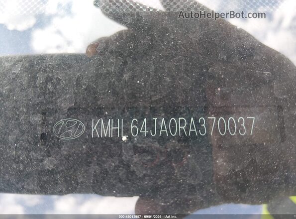 KMHL64JA0RA370037 2024 HYUNDAI SONATA Black ძრავის განყოფილების ხედი