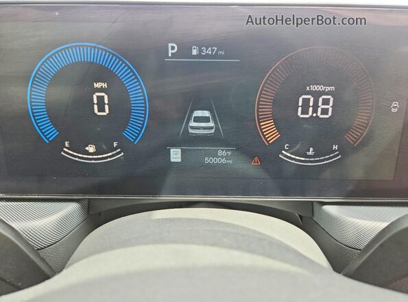 KMHL64JA0SA429366 2025 HYUNDAI SONATA Gray Instrument cluster view