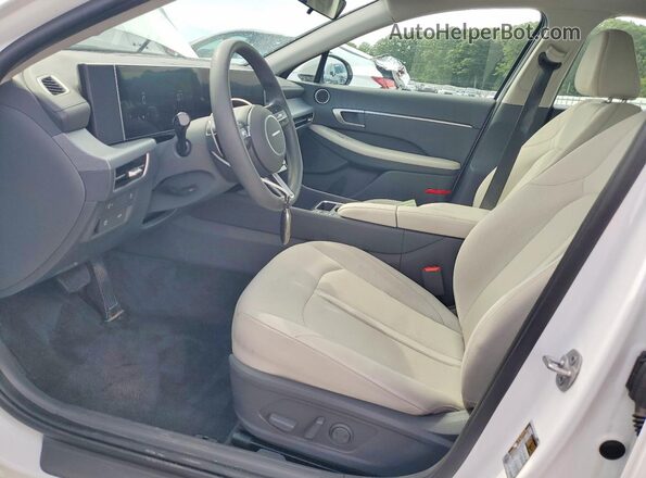 KMHL64JA0SA506608 2025 HYUNDAI SONATA Белый Вид салона спереди