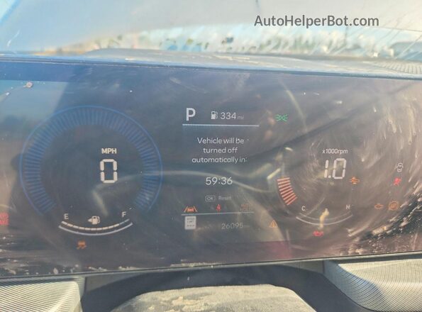 KMHL64JA2SA511860 2025 HYUNDAI SONATA Silver Vista del cuadro de instrumentos