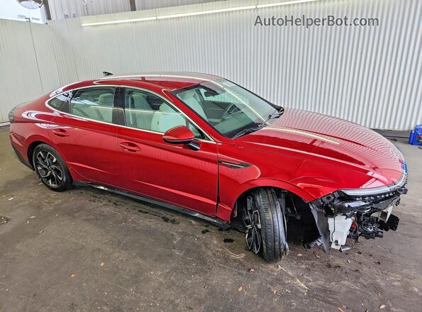 KMHL64JA6SA509352 2025 HYUNDAI SONATA Red Przód prawy