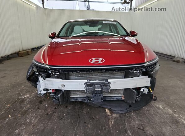KMHL64JA6SA509352 2025 HYUNDAI SONATA Red Widok naklejki z numerem VIN