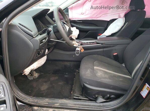 KMHL64JAXPA251845 2023 HYUNDAI SONATA Black Widok wnętrza z przodu