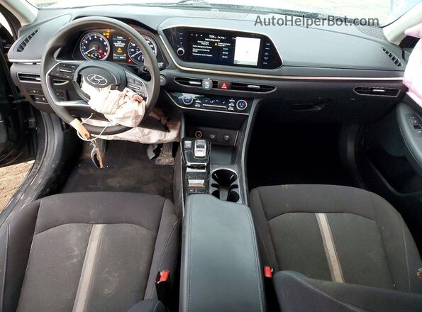 KMHL64JAXPA251845 2023 HYUNDAI SONATA Black Widok deski rozdzielczej